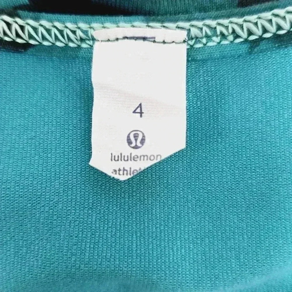 Lululemon Racerback Tank Clouded Dreams Cosmic Teal Multi Size 4 - Picture 4 of 4